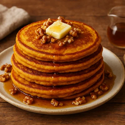 Herbstliche Kürbis-Pancakes
