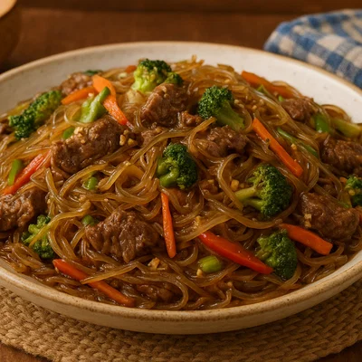 Sapasui – Samoanische Glasnudelpfanne mit Rindfleisch