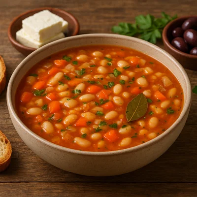 Fasolada – traditionelle griechische Bohnensuppe
