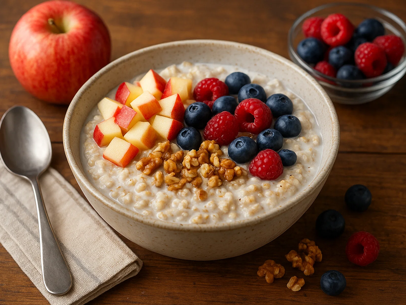 Klassische über Nacht-Haferflocken