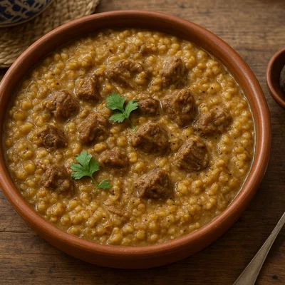 Jireesh – Weizen-Eintopf mit Lamm aus der Golfregion