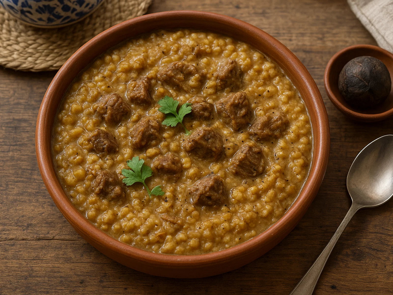 Jireesh – Weizen-Eintopf mit Lamm aus der Golfregion