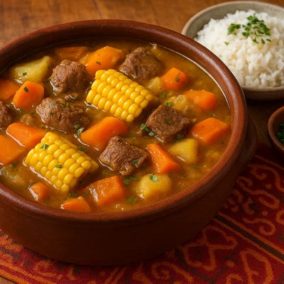 Klassische Olla de Carne (Costa-ricanischer Rindfleischeintopf)