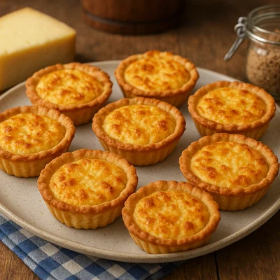 Schweizer Chäschüechli (herzhafte Käseküchlein)