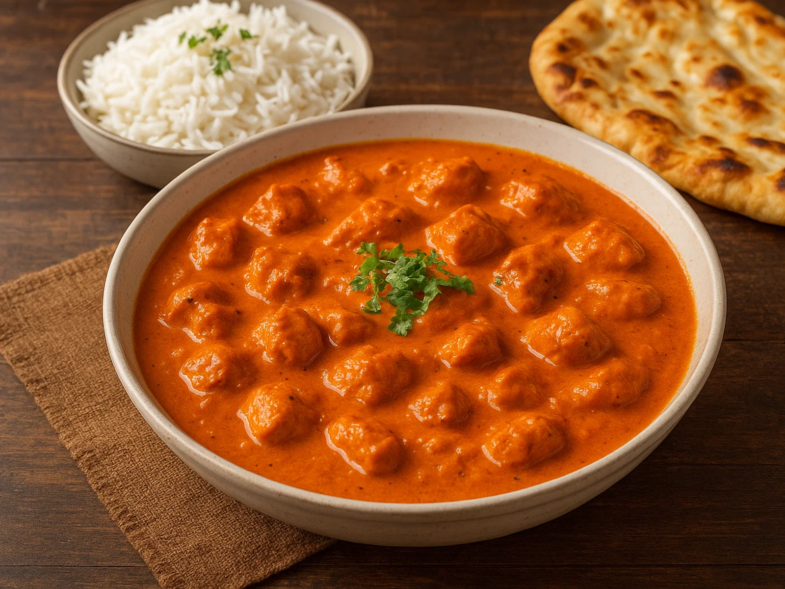 Butter Chicken (Murgh Makhani) – Indisches Butter-Hähnchen