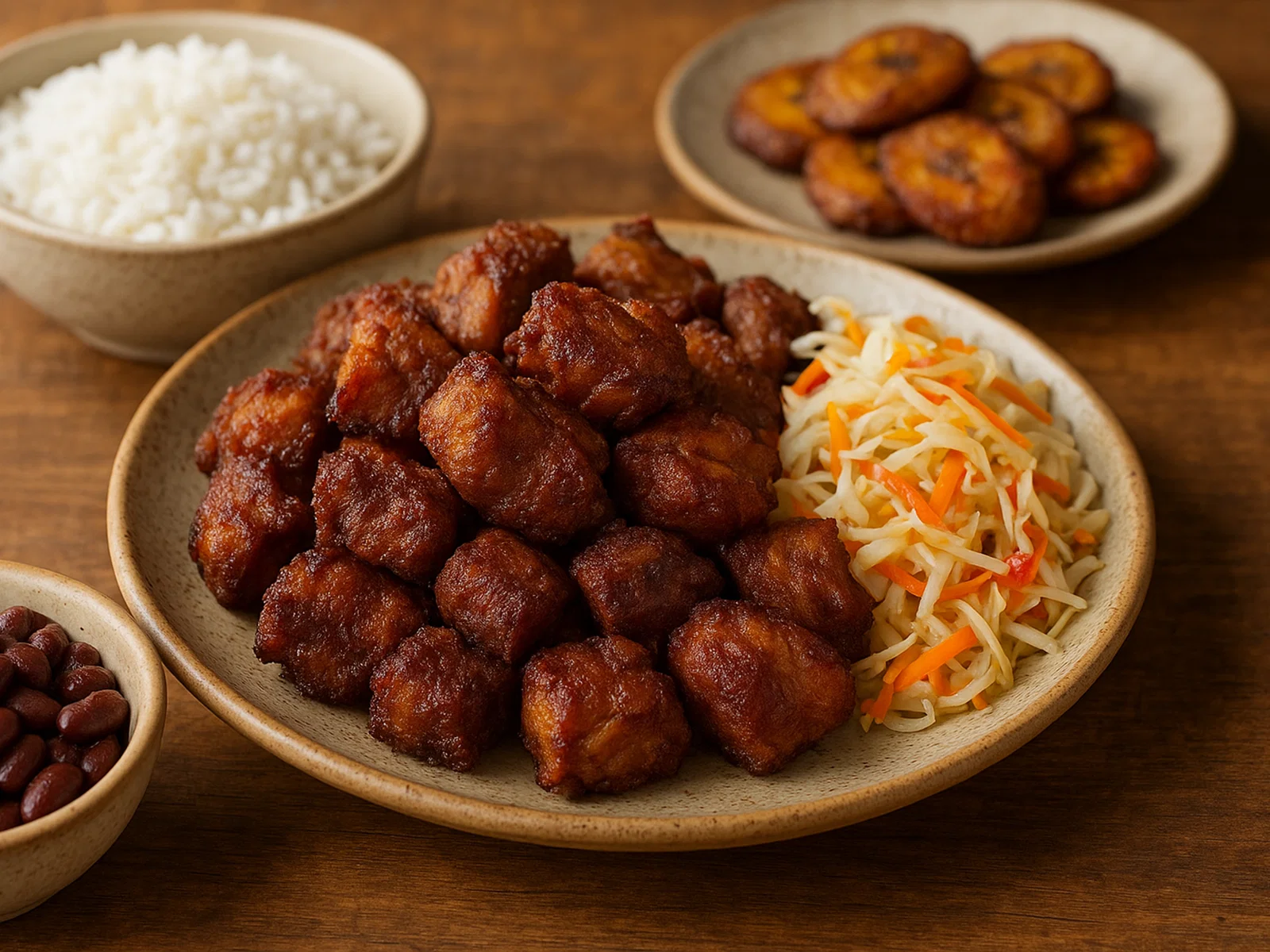 Griot – Haitisches mariniertes und knusprig frittiertes Schweinefleisch