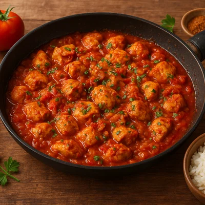 Roro – Würziges Hähnchen-Tomaten-Pfannengericht