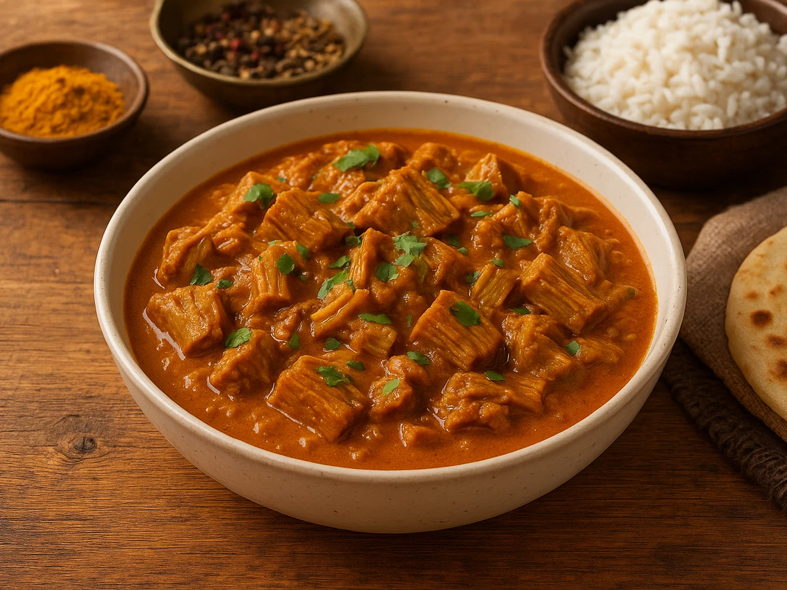 Polos Curry (Curry aus grüner Jackfrucht)