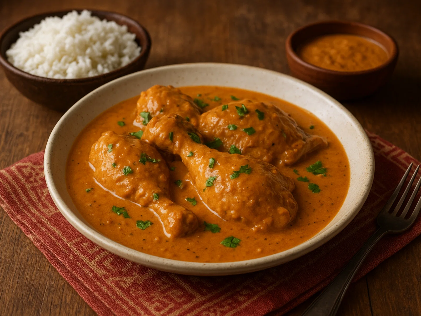 Hähnchen in Erdnusssauce