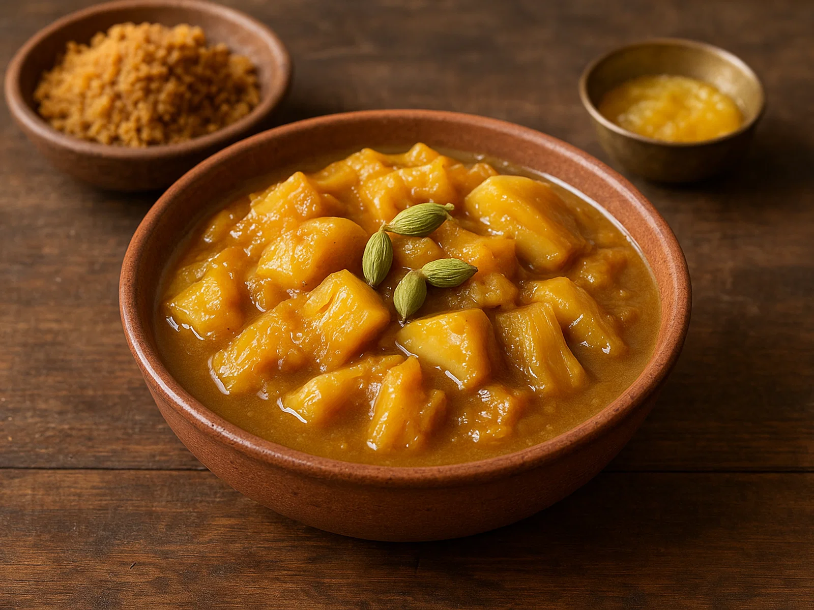 Süß-würziges Chakka (Jackfruit-Dessert nach südindischer Art)
