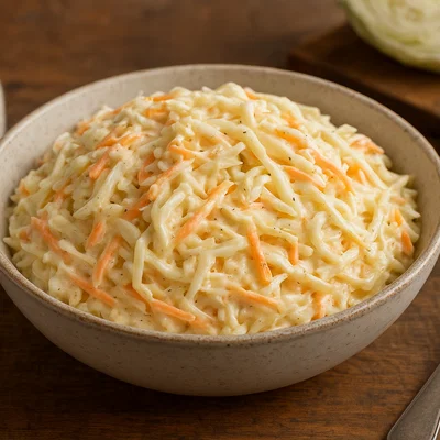 Coleslaw-Salat mit cremigem Krautsalat-Dressing