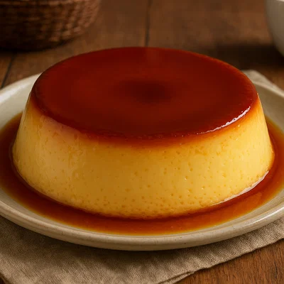 Brasilianischer Pudim de Leite (Karamell-Milchpudding)