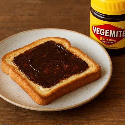Vegemite-Toast mit Butter