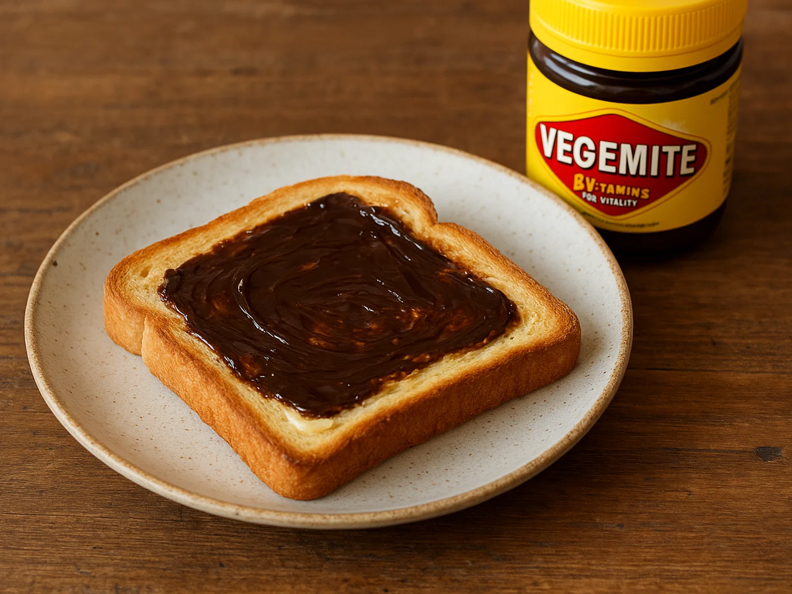 Vegemite-Toast mit Butter