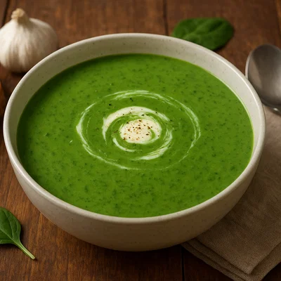 Spinat-Cremesuppe