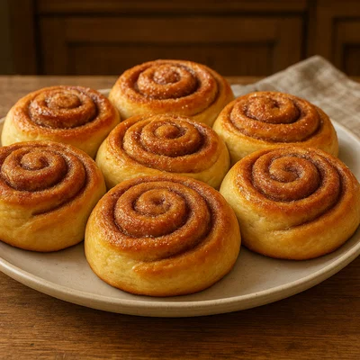 Zimt-Zucker-Schnecken aus Hefeteig
