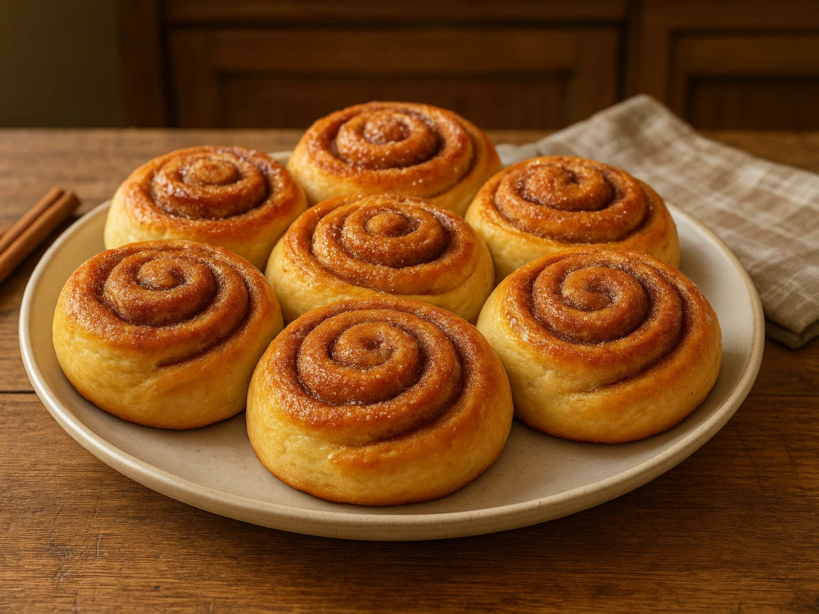 Zimt-Zucker-Schnecken aus Hefeteig
