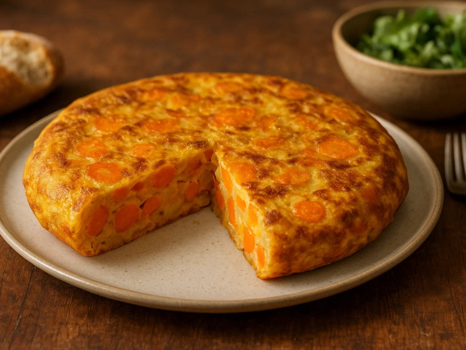 Spanische Karotten-Tortilla