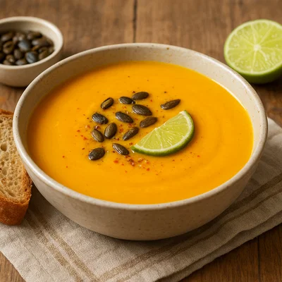 Norfolk Island Kürbissuppe mit Kokosmilch