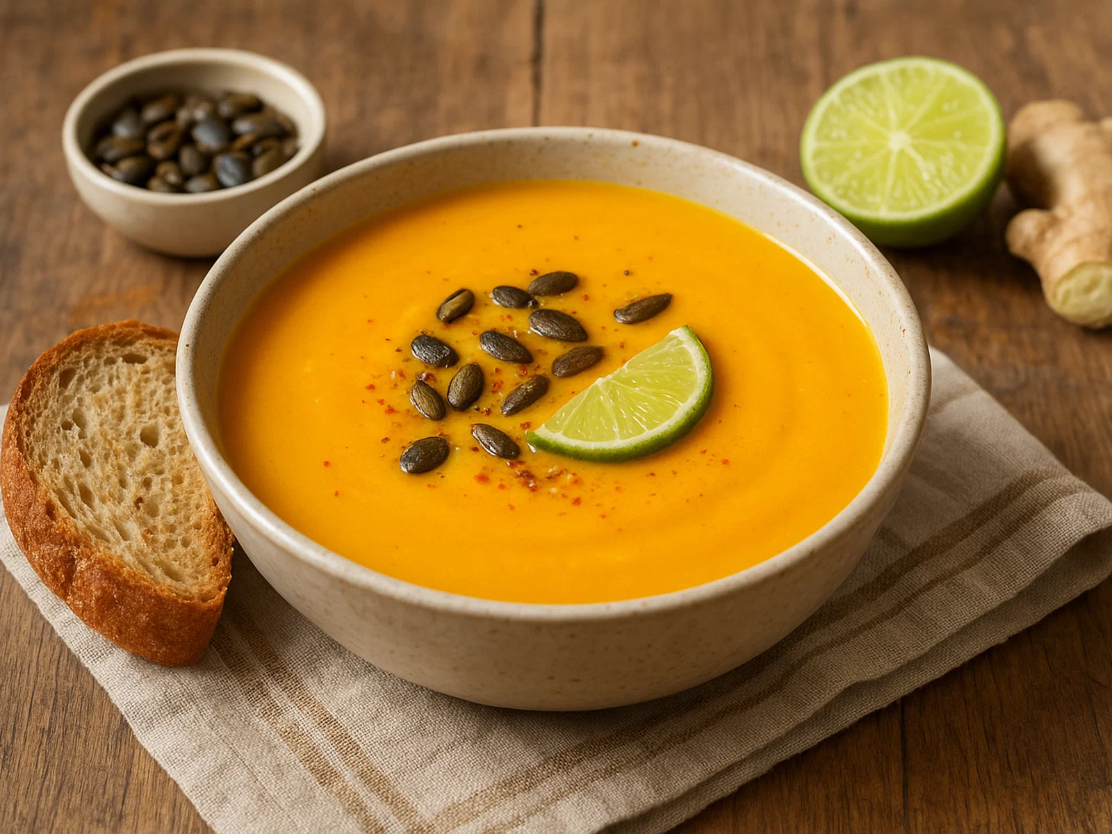 Norfolk Island Kürbissuppe mit Kokosmilch