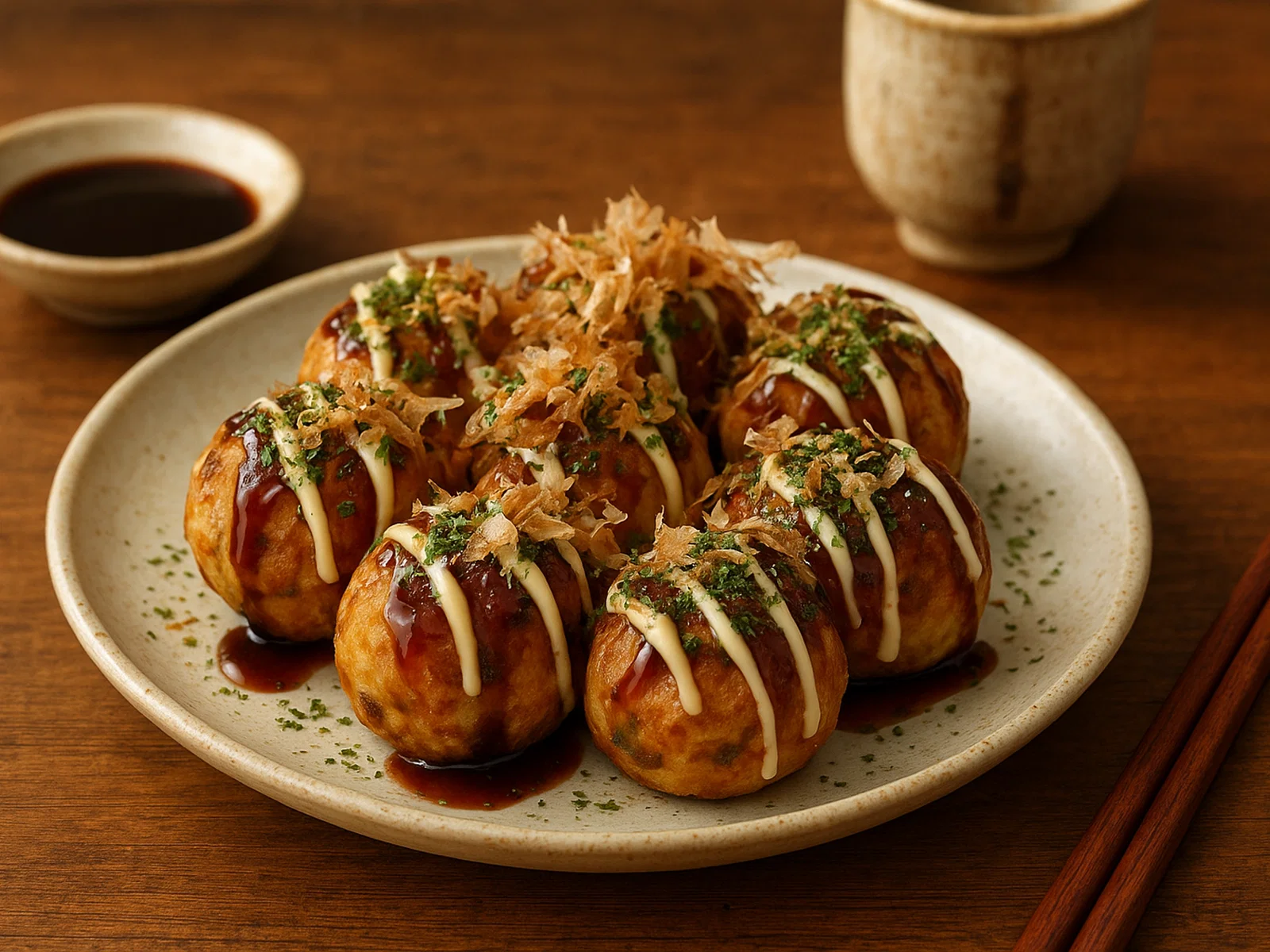Klassische japanische Takoyaki