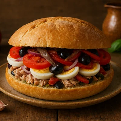 Pan Bagnat – Provenzalisches Thunfisch-Sandwich