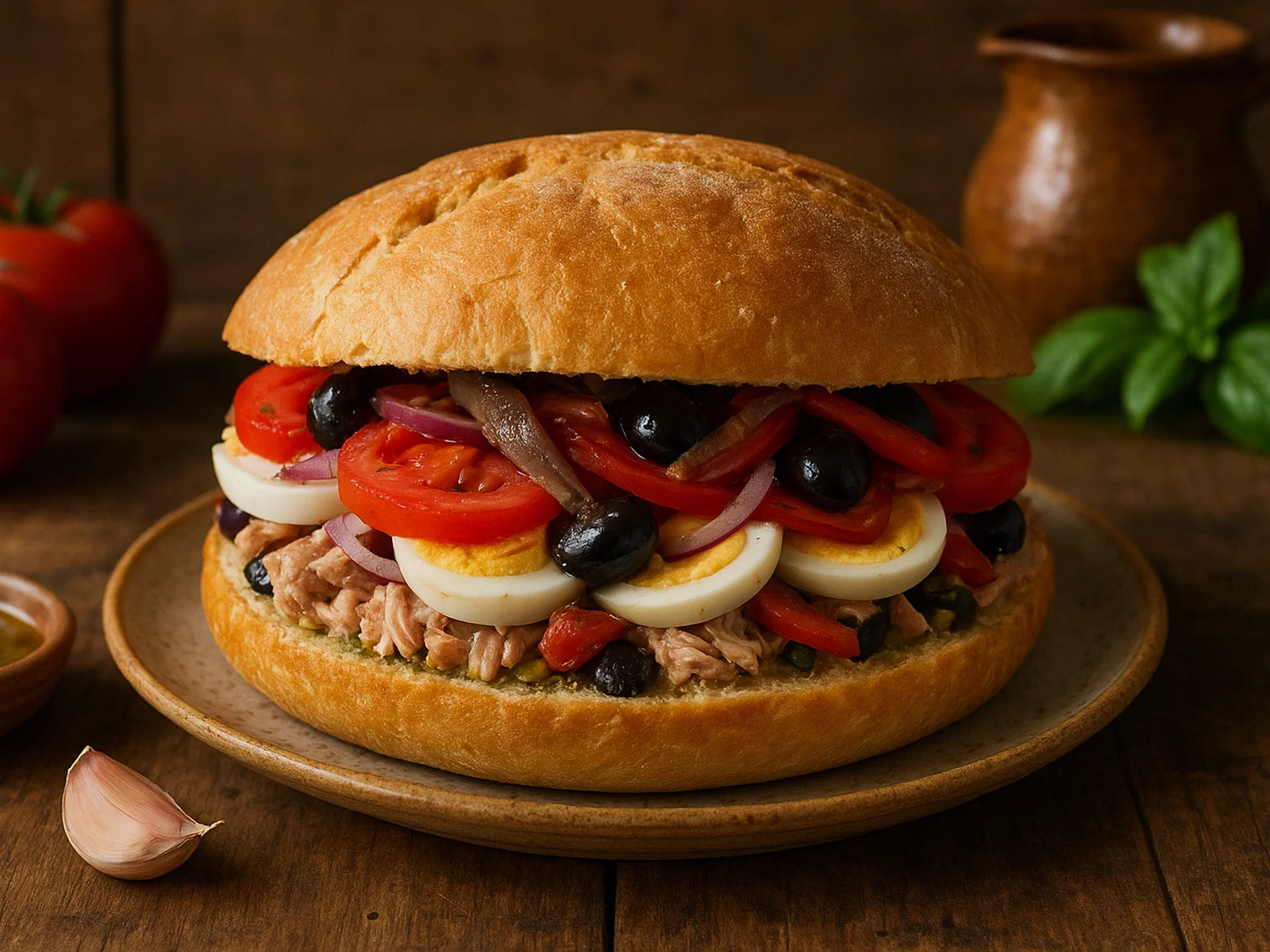 Pan Bagnat – Provenzalisches Thunfisch-Sandwich