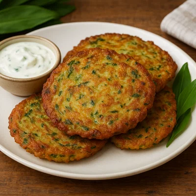 Bärlauch-Kartoffelpuffer