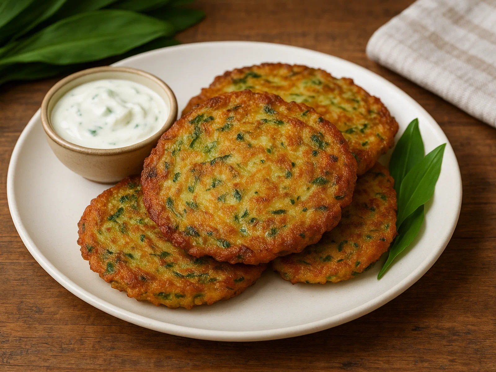 Bärlauch-Kartoffelpuffer