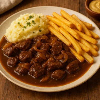 Carbonnade flamande – Belgischer Rindfleisch-Bier-Schmorbraten
