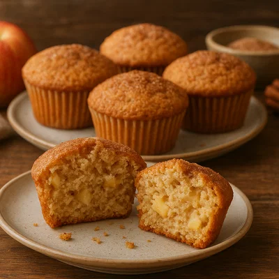 Saftige Apfel-Zimt-Muffins mit Vanille