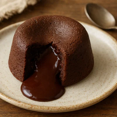 Schokoladen-Fondant mit flüssigem Kern