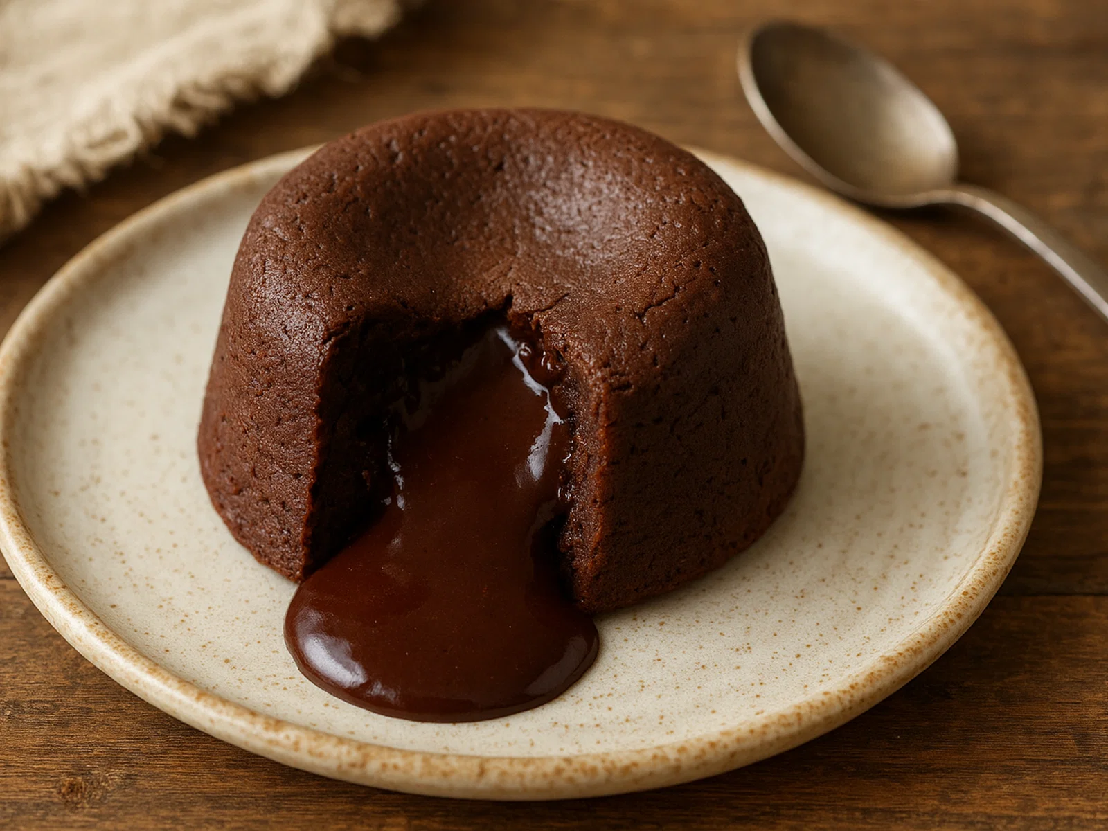 Schokoladen-Fondant mit flüssigem Kern