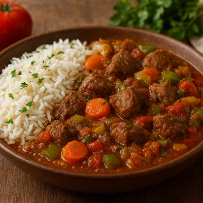 Keskeshi – Orientalischer Lammeintopf mit Gemüse und Reis