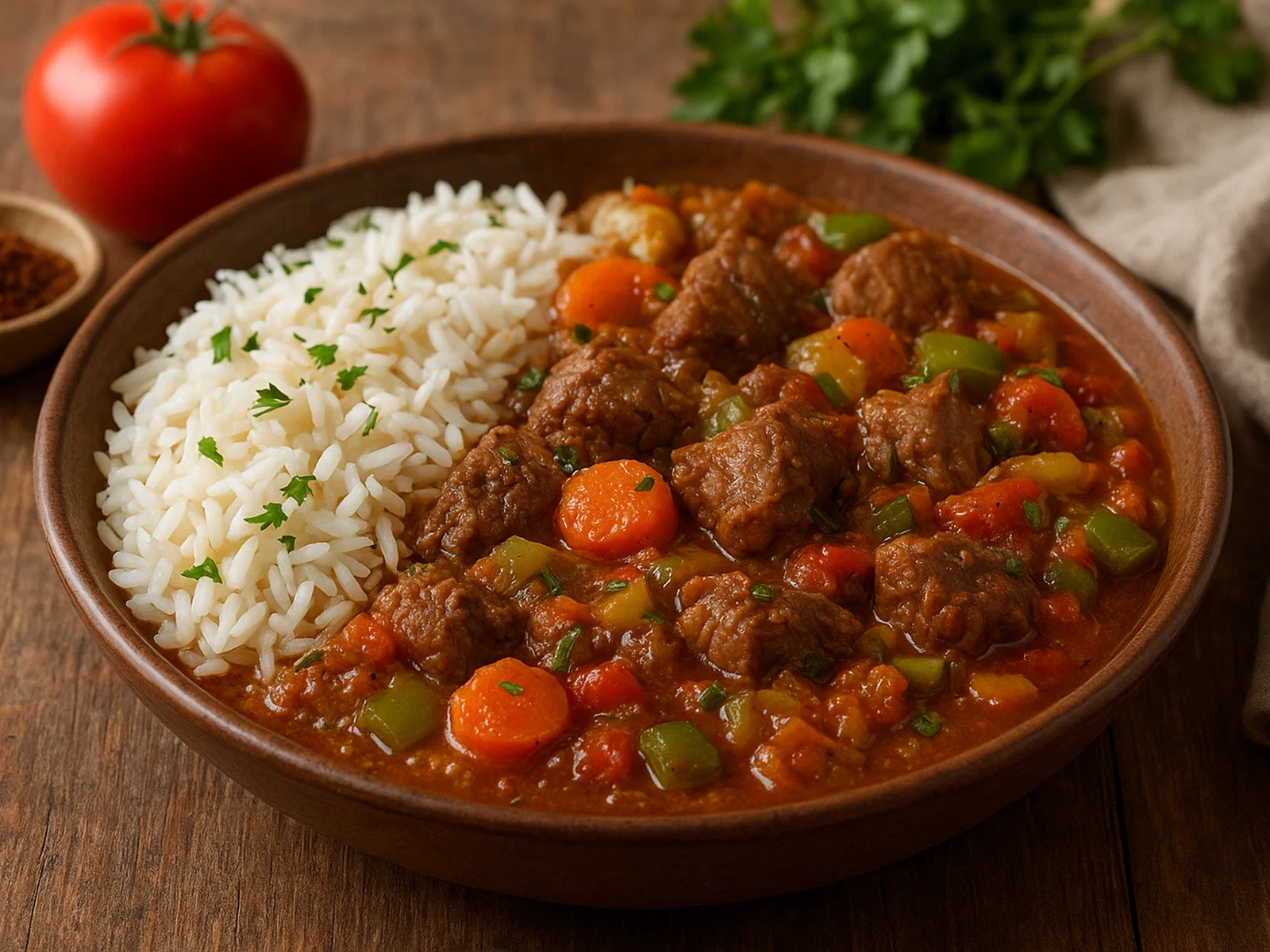 Keskeshi – Orientalischer Lammeintopf mit Gemüse und Reis