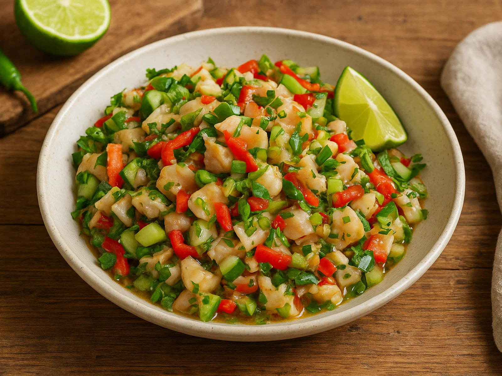 Salade de Lambis – Karibischer Meeresfrüchte-Salat