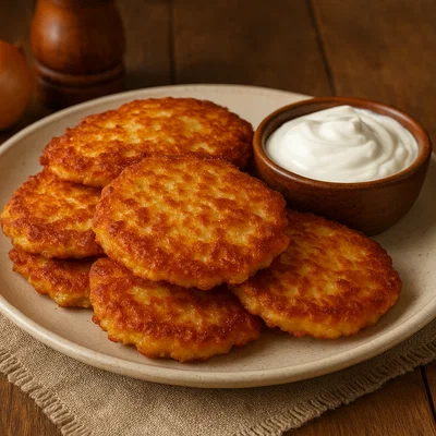 Deruny – Ukrainische Kartoffelpuffer