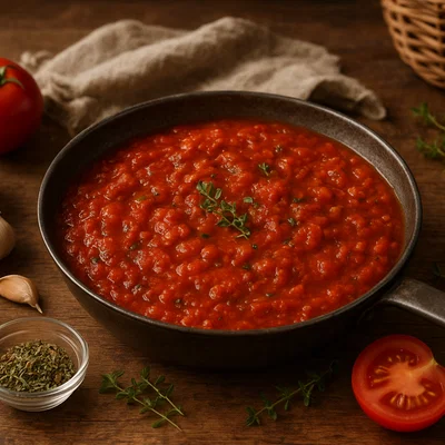 Klassische französische Sauce Tomat