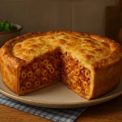 Maltesische Timpana (Pasta-Hackfleisch-Pastete)