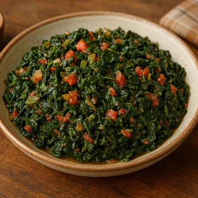 Sukuma Wiki – kenianischer Schmorkohl mit Tomaten