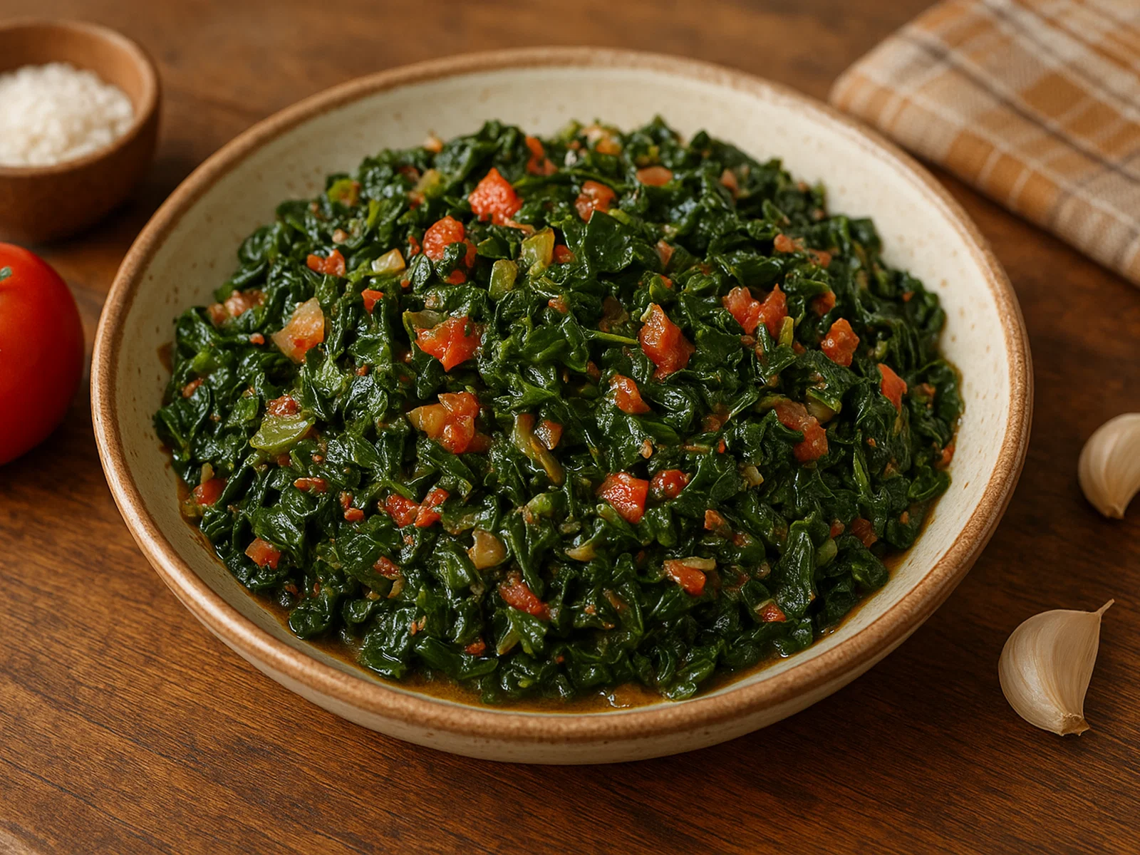 Sukuma Wiki – kenianischer Schmorkohl mit Tomaten