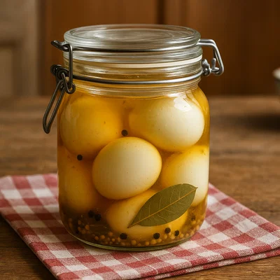 Eingelegte Eier nach Omas Rezept