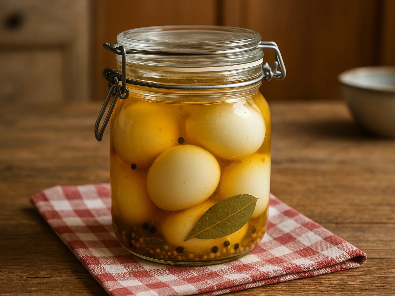 Eingelegte Eier nach Omas Rezept