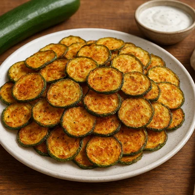 Knusprige Zucchinichips aus der Pfanne