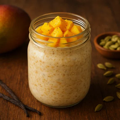Mango-Kardamom-Overnight-Oats