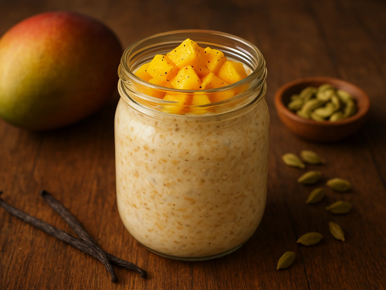Mango-Kardamom-Overnight-Oats