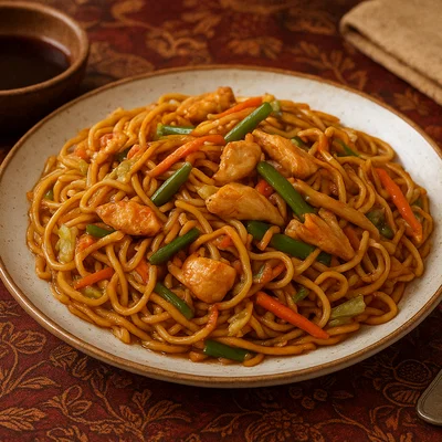 Bami Goreng – Indonesische Bratnudeln mit Huhn