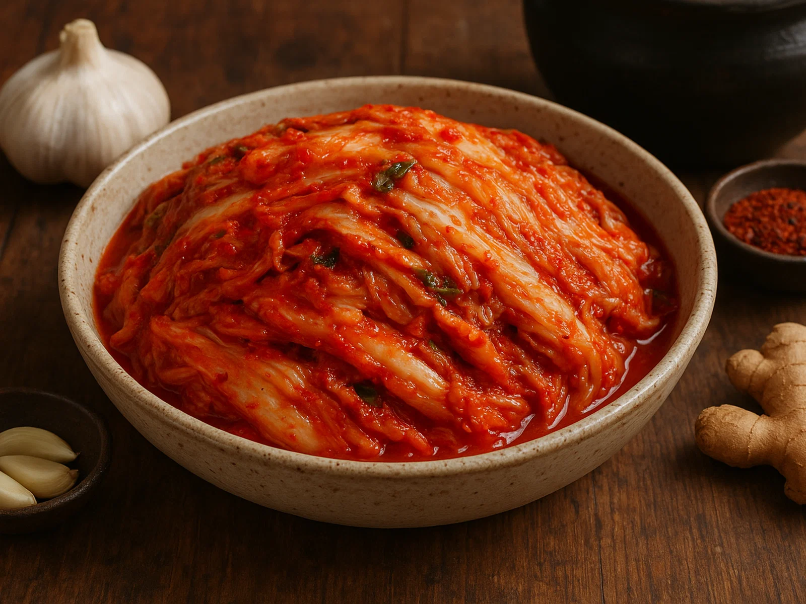 Hausgemachtes Kimchi aus Chinakohl