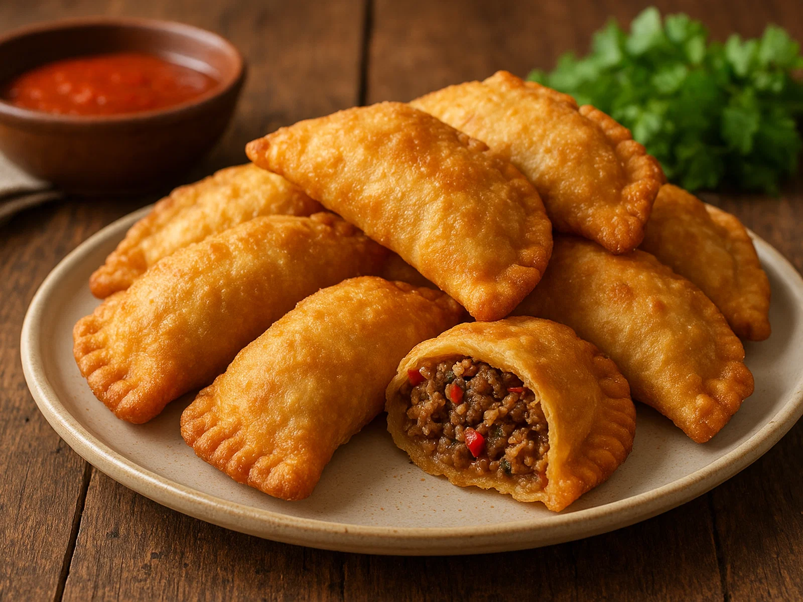 Pastelitos de carne – würzige gefüllte Teigtaschen