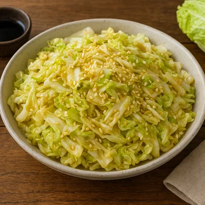 Chinakohl-Salat mit Sesam-Dressing